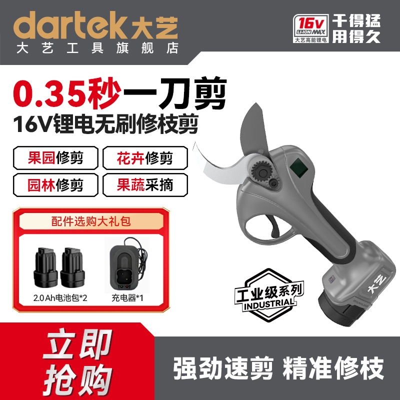 大艺修枝剪果树剪刀园林剪子
