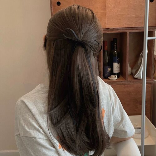 jennie同款蝴蝶结丝带绑发飘带发绳发带头饰麻花辫发圈头绳发饰