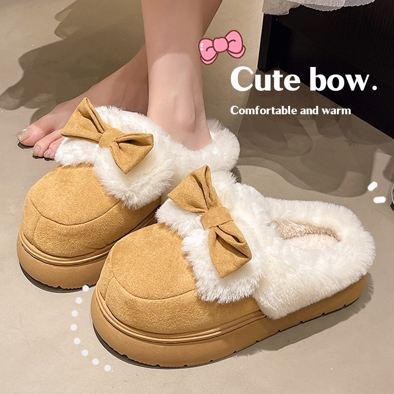 毛绒厚底保暖2025年新款防滑居家