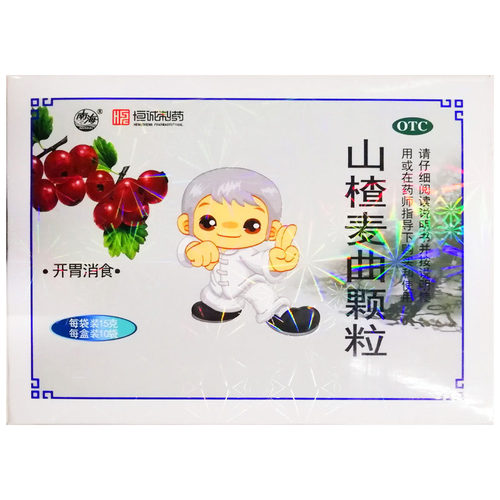 恒诚 山楂麦曲颗粒 / 15g*10袋 / 盒