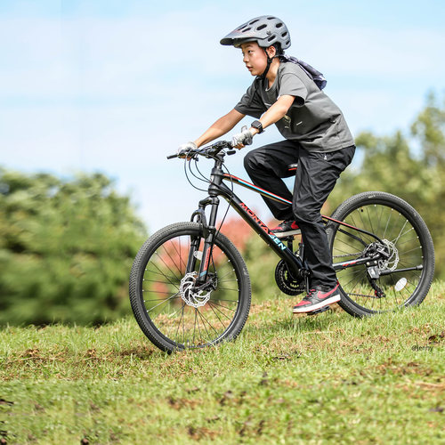 中大童碟刹镁合金避震山地车