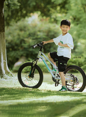 萌大圣AB03儿童铝合金山地自行车6-12岁男孩女孩青少年减震礼物