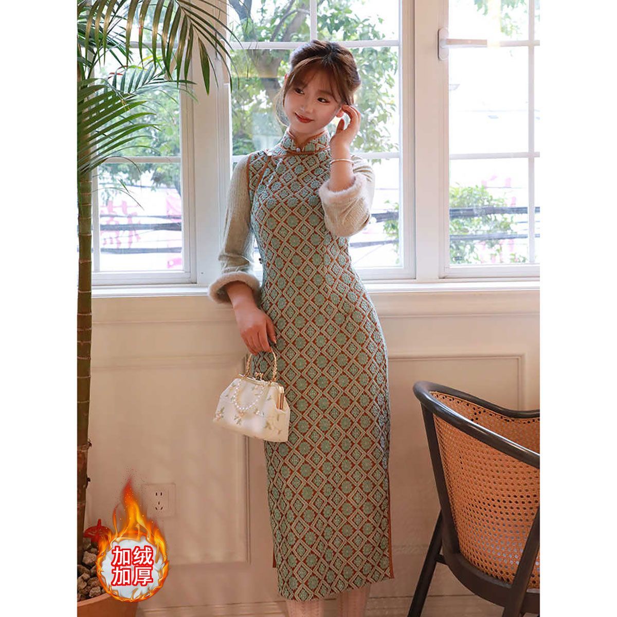 新中式旗袍秋冬季2025新款改良