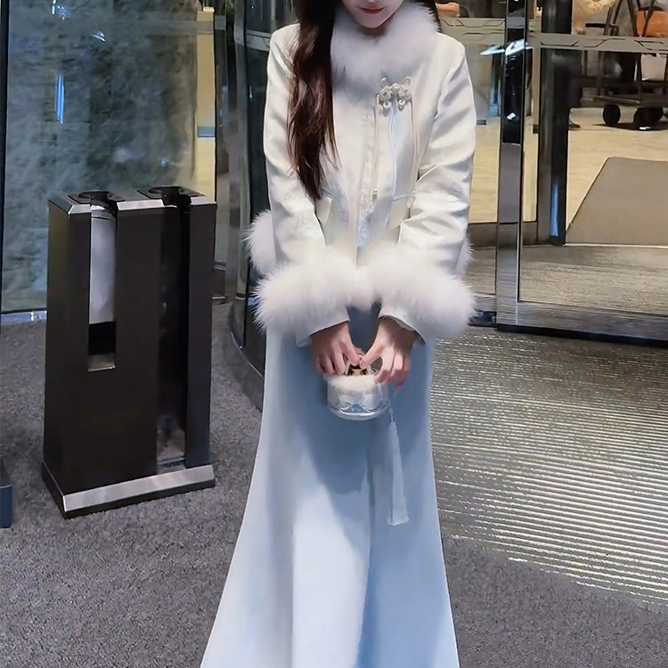 新中式国风小香风冬季新款女高级感羽绒内胆毛呢外套两件套装,女装/女士精品,时尚套装,淘宝优惠券,粉丝福利购,淘宝优惠卷