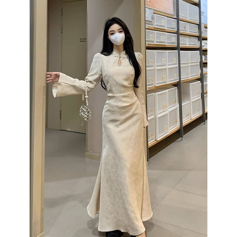 中式国风改良旗袍连衣裙女装