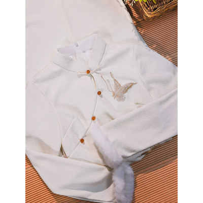 巨好看绝美新中式改良旗袍冬天