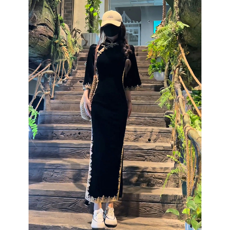 新中式女装中国风改良旗袍高端