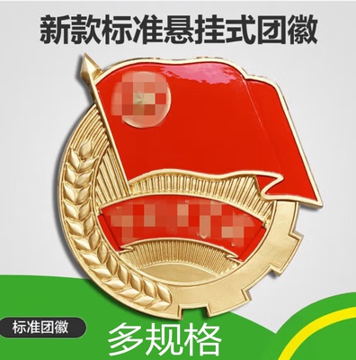 共青团团徽铸模成型微锌合金大号版标准 多规格  免费开票