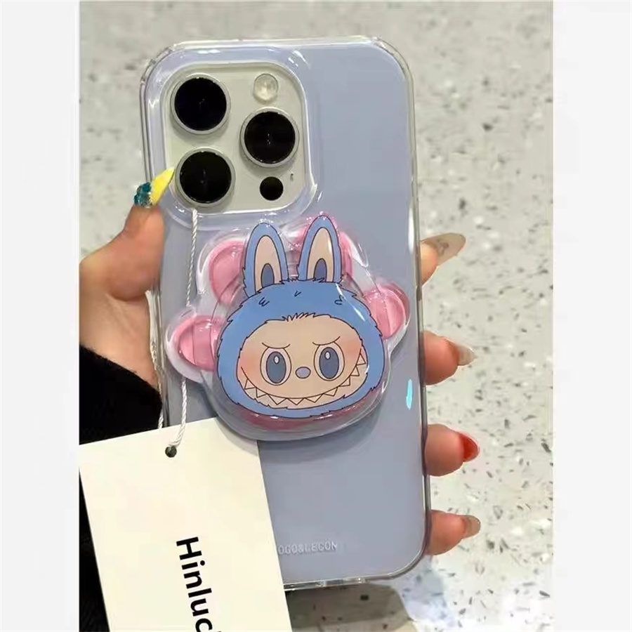 简约蓝拉布布磁吸支架适用红米k70手机壳60e/40/50note13pro软11防摔8/9全包turbo3女12/k50游戏增强至尊版小