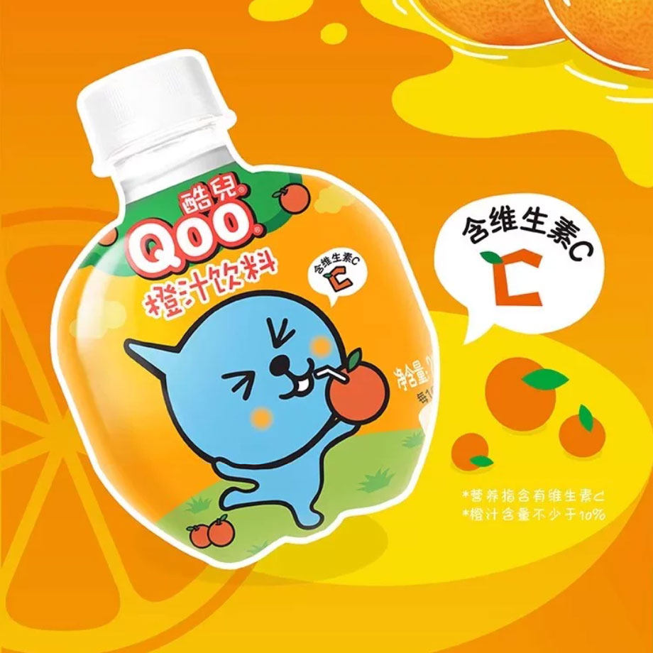 酷儿果汁饮料小瓶装迷你橙汁可口可乐mini六一儿童节饮料整箱批发