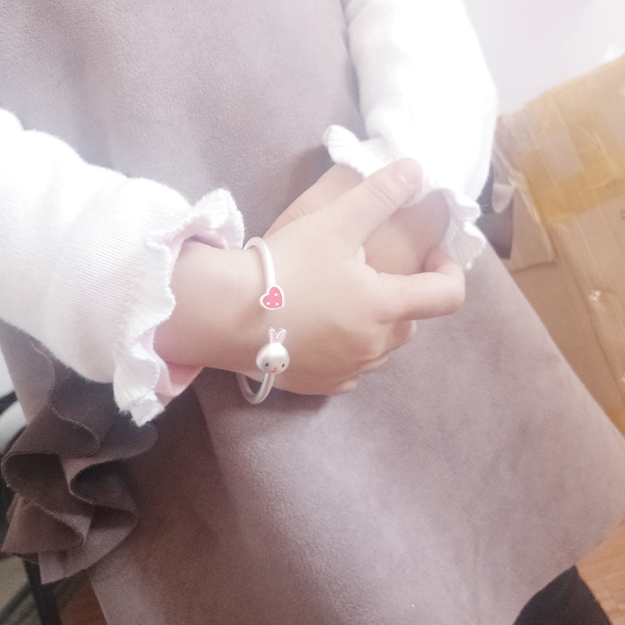 ´¿Òø±¦±¦ÊÖïí¿É°®¾«ÖÂСÍÃ×Ó×ãÒø¶ùͯŮº¢ÊÖïíS990пîÌØ¼ÛÒøïí×Ó