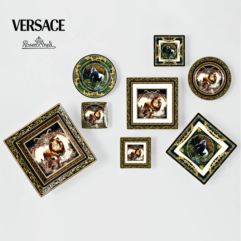 Versace Meets Rosenthal Le Règne Anima 范思哲陶瓷挂盘托盘,餐饮具,餐具瓷器套装,淘宝优惠券,粉丝福利购,淘宝优惠卷