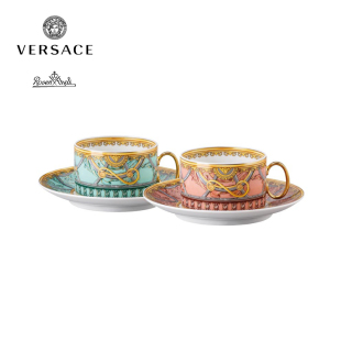 Versace范思哲 scala系列带碟茶杯 Meets Rosenthal