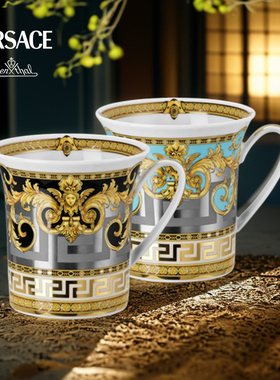 Rosenthal Meets Versace范思哲精致简约陶瓷马克杯高端礼盒装
