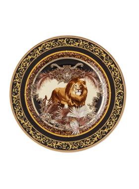 范思哲Rosenthal meets Versace进口欧式动物王国系列彩绘装饰盘