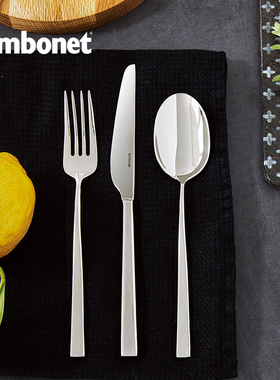 Sambonet Linea Q系列18-10不锈钢精致餐具刀叉勺