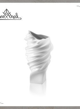 Rosenthal卢臣泰squall系列礼品进口陶瓷花瓶