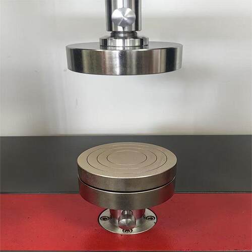 100mm加硬球面压缩治具100KN材料抗压测试夹具材料万能压力治具