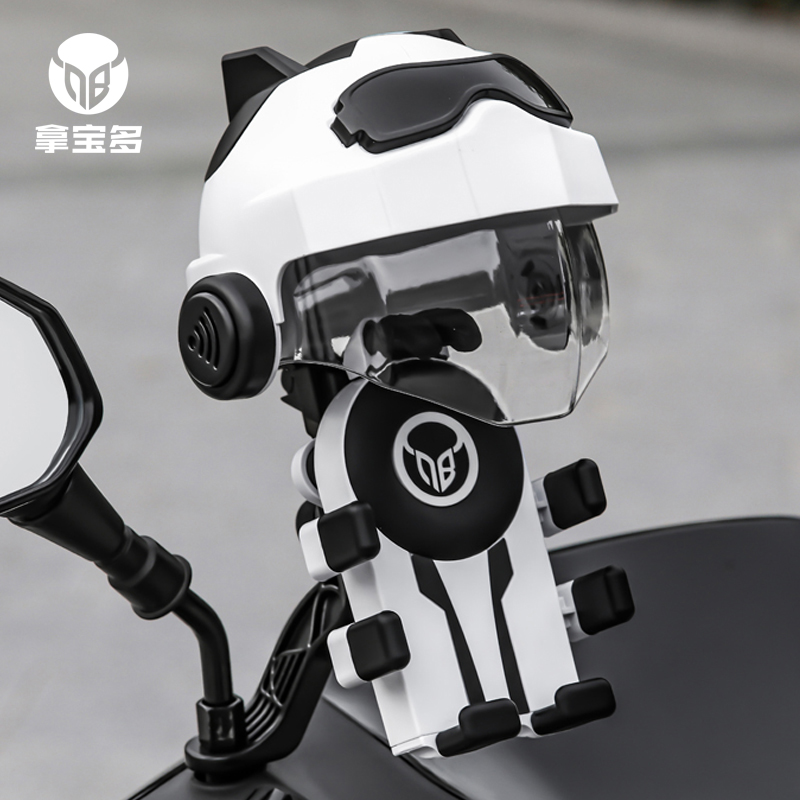 电动车手机支架防震防抖摩托车手机架外卖骑手防水导航车载支架