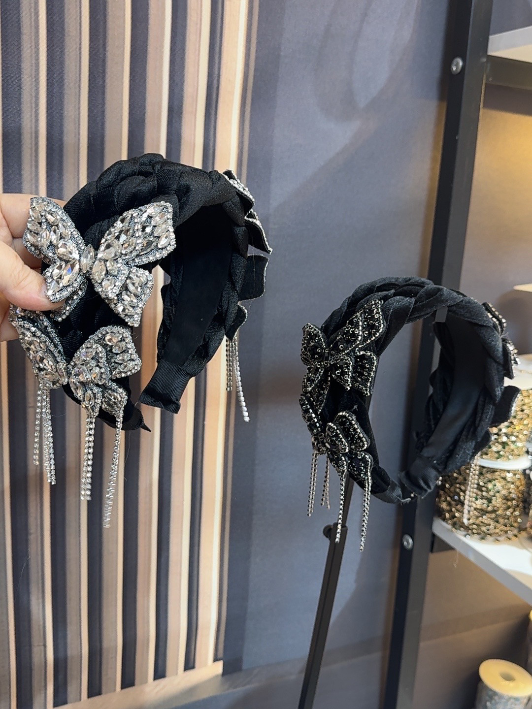 津玲原创【四只蝴蝶】新款民族风复古流苏发箍发饰国风个性头饰潮