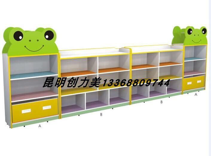 组合玩具柜 书包柜鞋柜 云南昆明幼儿园柜子