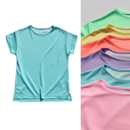 夏季新款 女儿童网眼短袖t 运动速干T恤衫 跑步打球上衣 排汗透气