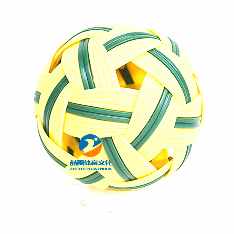 比赛专用标准藤球手工编织塑料球