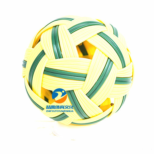 比赛专用标准藤球手工编织塑料球