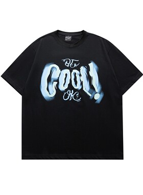 RUIIENRS x Not brand 2025 夏季新款冰激凌色印花短袖T恤T95231