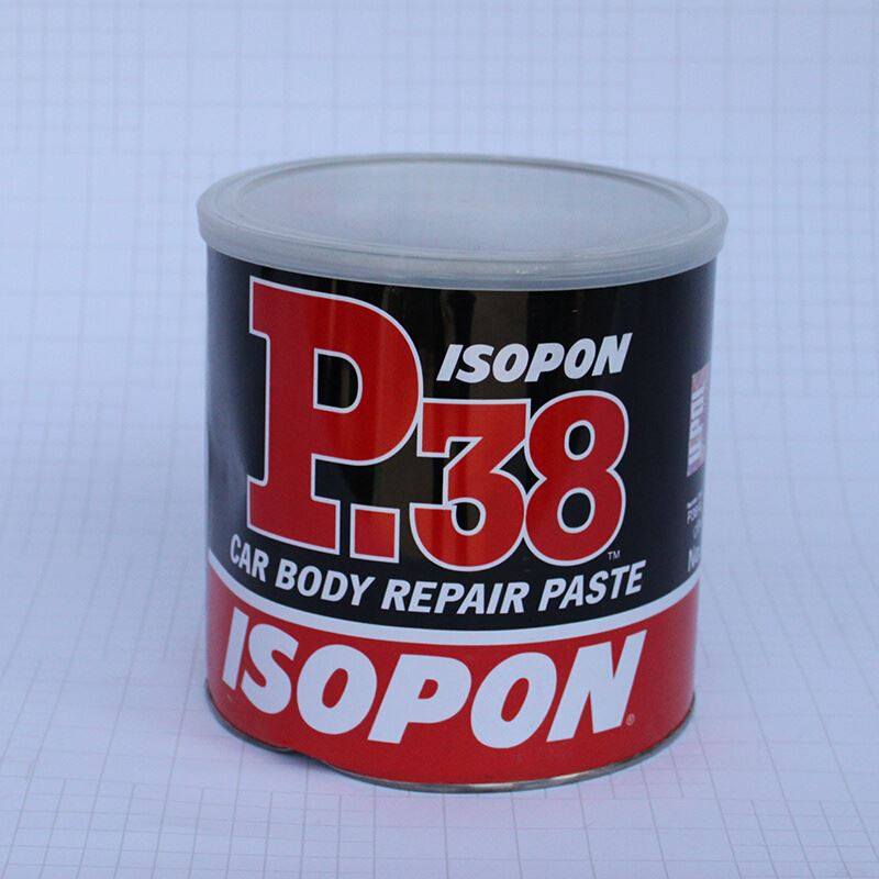 p38汽车钣金灰原子灰合金腻子填补灰补土固化剂 耐高温 4公斤