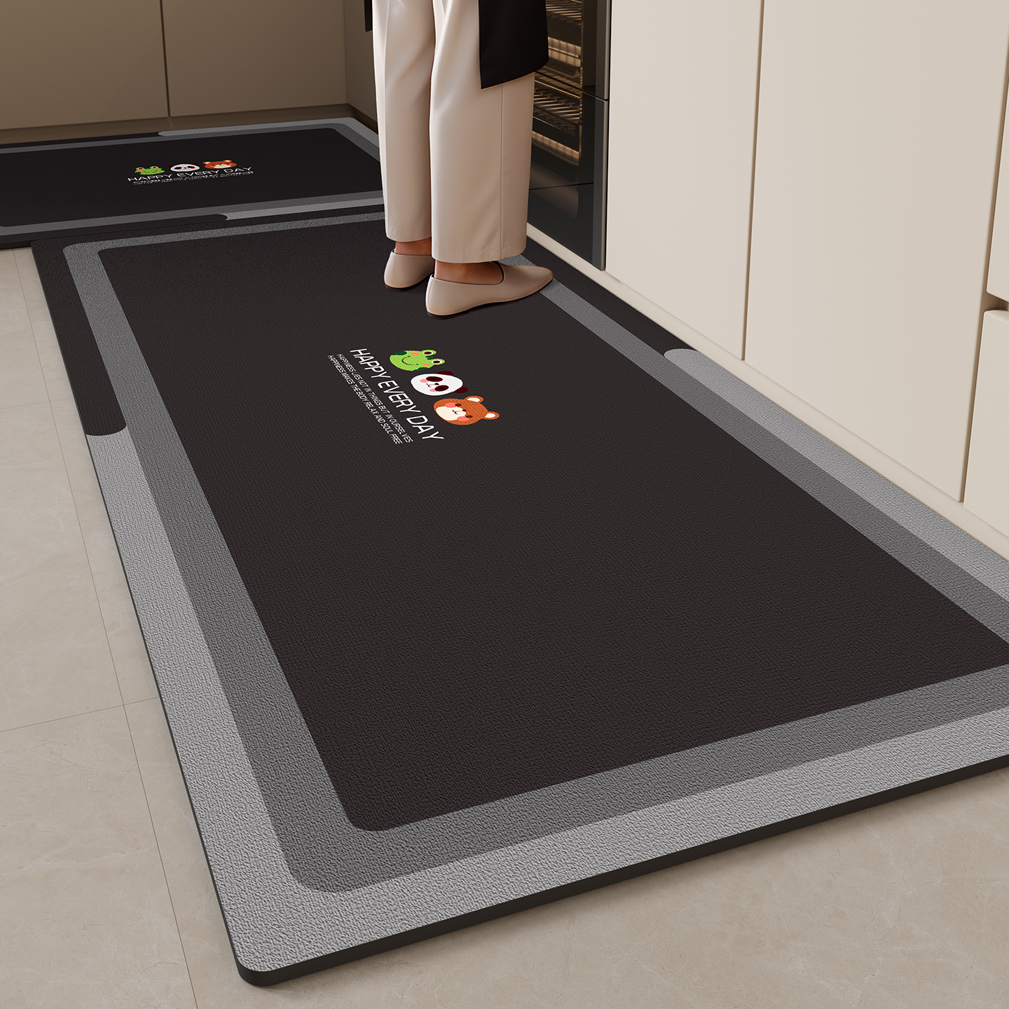 【行业爆款】防滑吸水厨房地毯垫