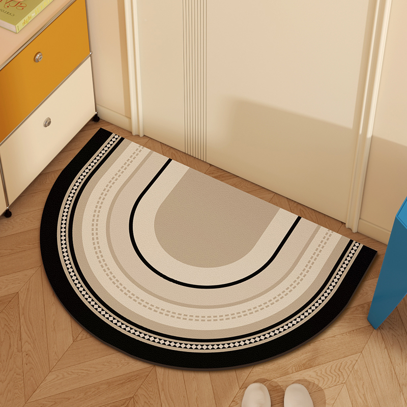 创意图案天然橡胶家用地垫