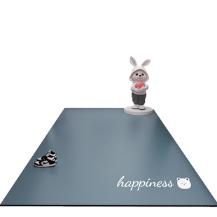 轻奢简约皮革入户门地垫进门垫家用脚垫PVC门口地毯可擦免洗裁剪