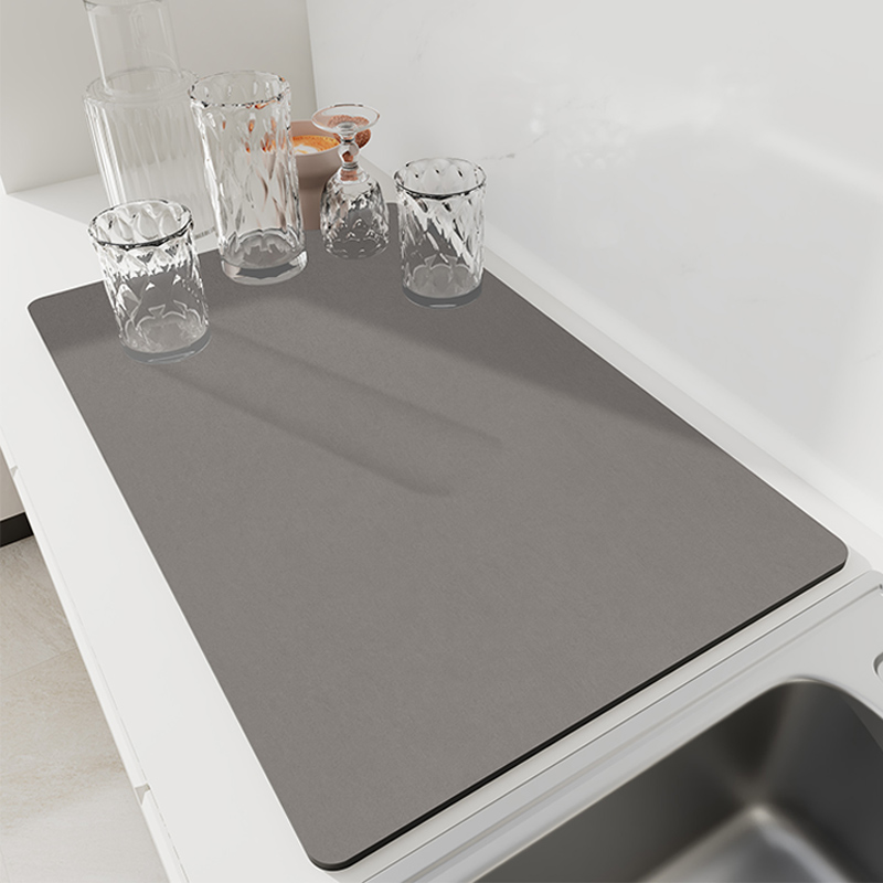 软硅藻泥吸水防滑台面沥水垫