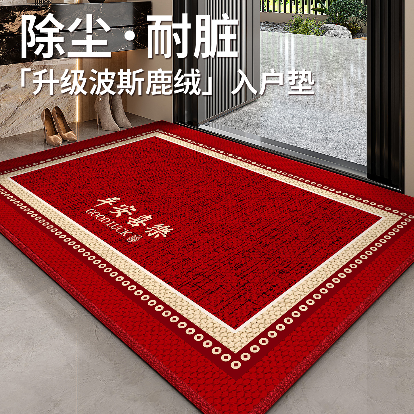 入户门地垫进门脚垫家用玄关地毯