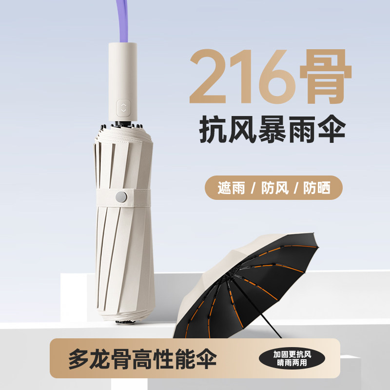 全自动雨伞女晴雨两用加大加厚加固学生专用防晒防紫外线遮太阳伞,居家日用,伞,淘宝优惠券,粉丝福利购,淘宝优惠卷