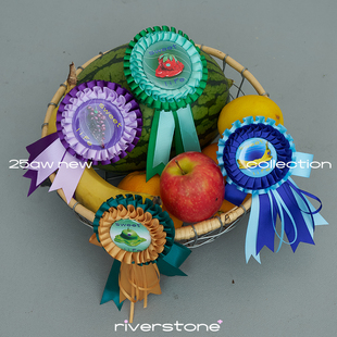 riverstone 派对胸花胸针伴手礼融化水果勋章奖章礼物 plus