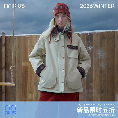 riverstone plus『10/31 20点 新品上新』复古巴恩风夹克外套女冬