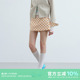 显瘦甜美裙裤 少女风度假波点半身短裙女休闲修身 plus riverstone