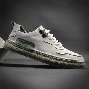 潮流单鞋 帕达索手工缝制男士 韩版 百搭透气板鞋 GA5556 休闲鞋