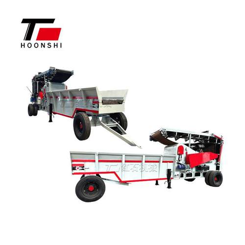 1300园林果树枝杂木木材粉碎机移动式建筑模板木托盘综合破碎机