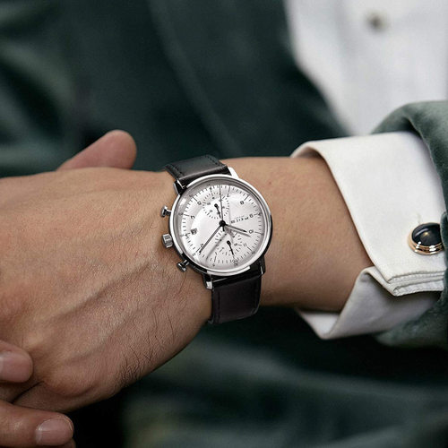 FEICE飞克纤薄士手表时尚皮带钢带防水夜光日历