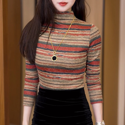 高领秋冬套头新款缇诗田