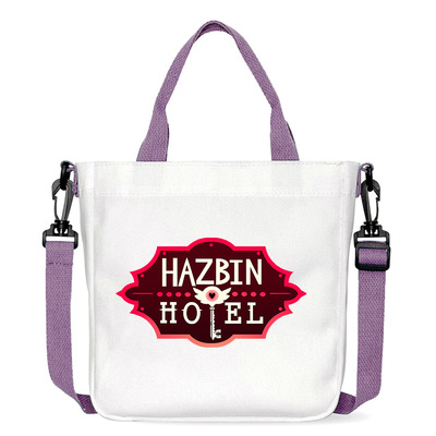 美漫地狱客栈周边单肩包百搭通勤便携斜挎包女大容量帆布手提包