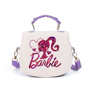 Barbie芭比可爱女孩斜挎包外出手提包亚马逊时尚休闲单肩包