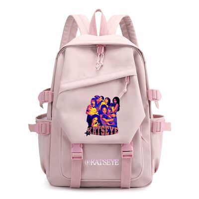 2826新款外贸KATSEYE 韩国女团周边双肩背包学生校园大容量休闲书