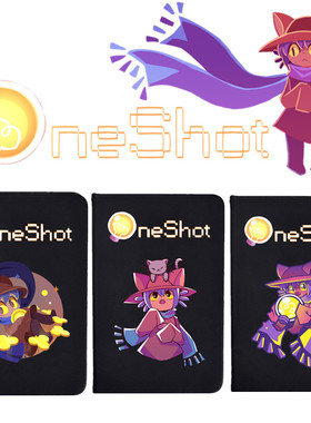 外贸跨境外OneShot黑色笔记本男女学生手账记事本迷你便携简约练