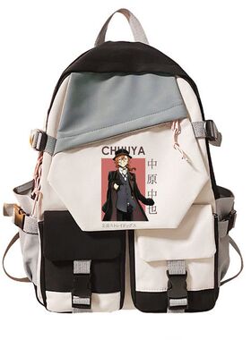 外贸日漫文豪野犬Bungou Stray Dogs 双肩背包青少年学生轻便背包