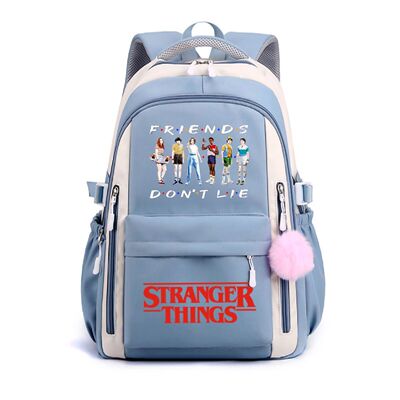 外贸strangerthing周边韩版书包