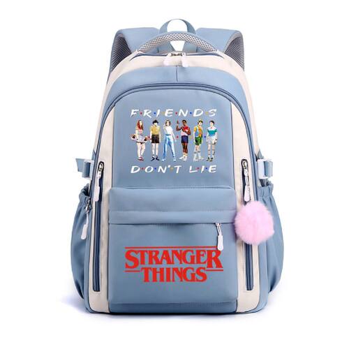 外贸strangerthing周边韩版书包